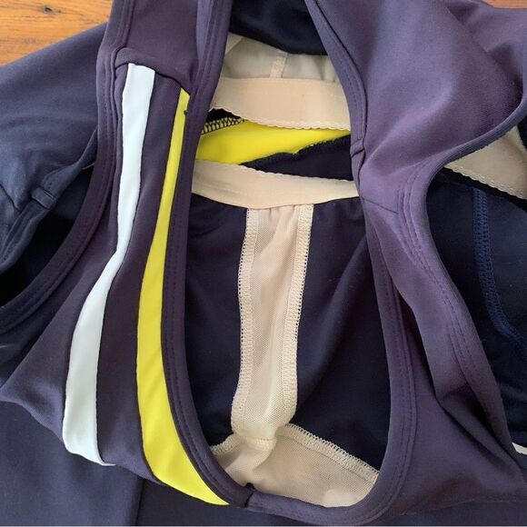 Tail Navy Stripe Accents Tennis Dress Sz M - Picture 5 of 5